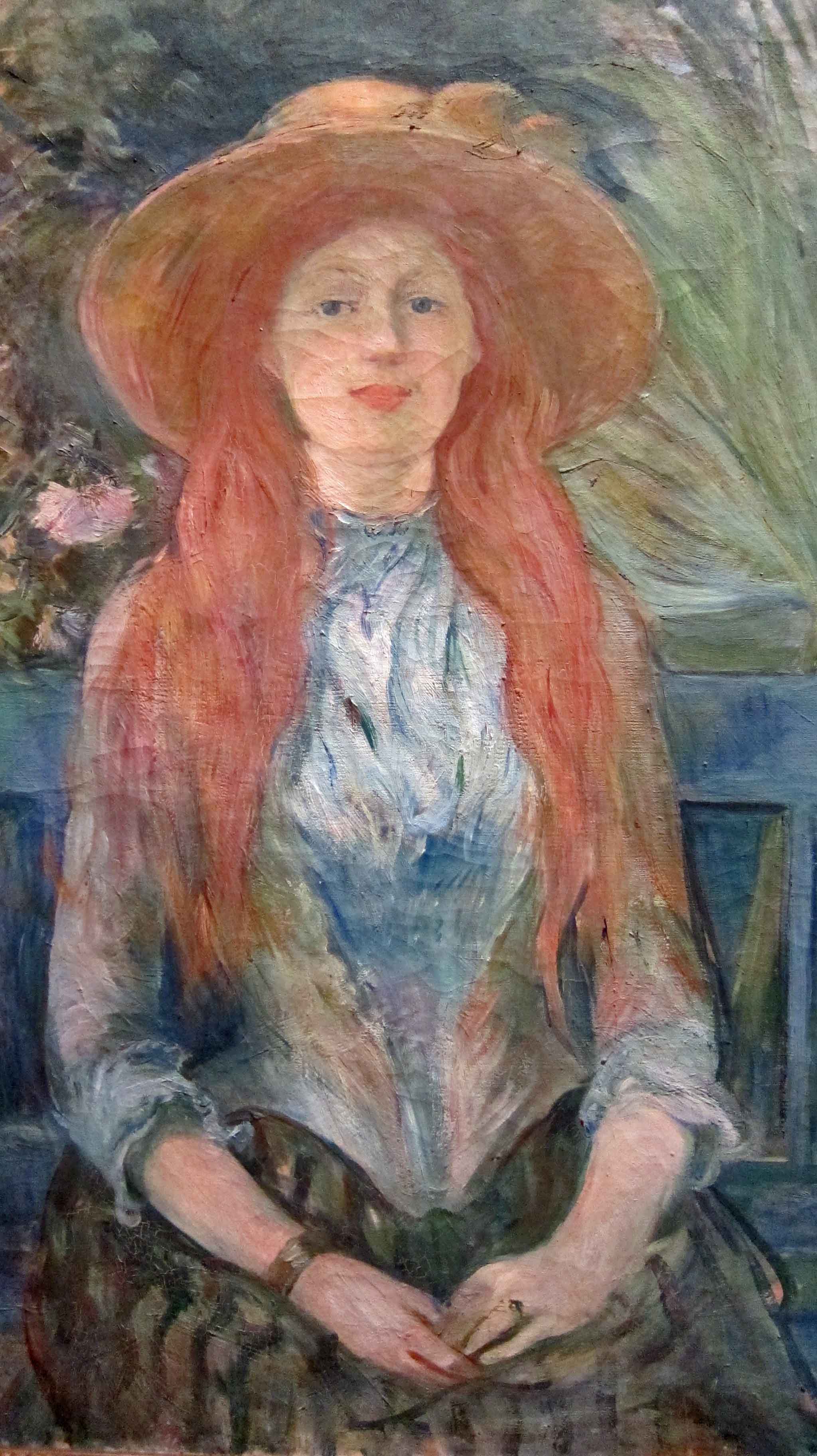 Berthe Morisot Jeune fille dans un parc